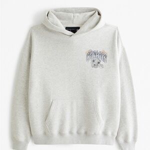 Abercrombie and Fitch Dallas Cowboys graphic popover hoodie NWT size medium